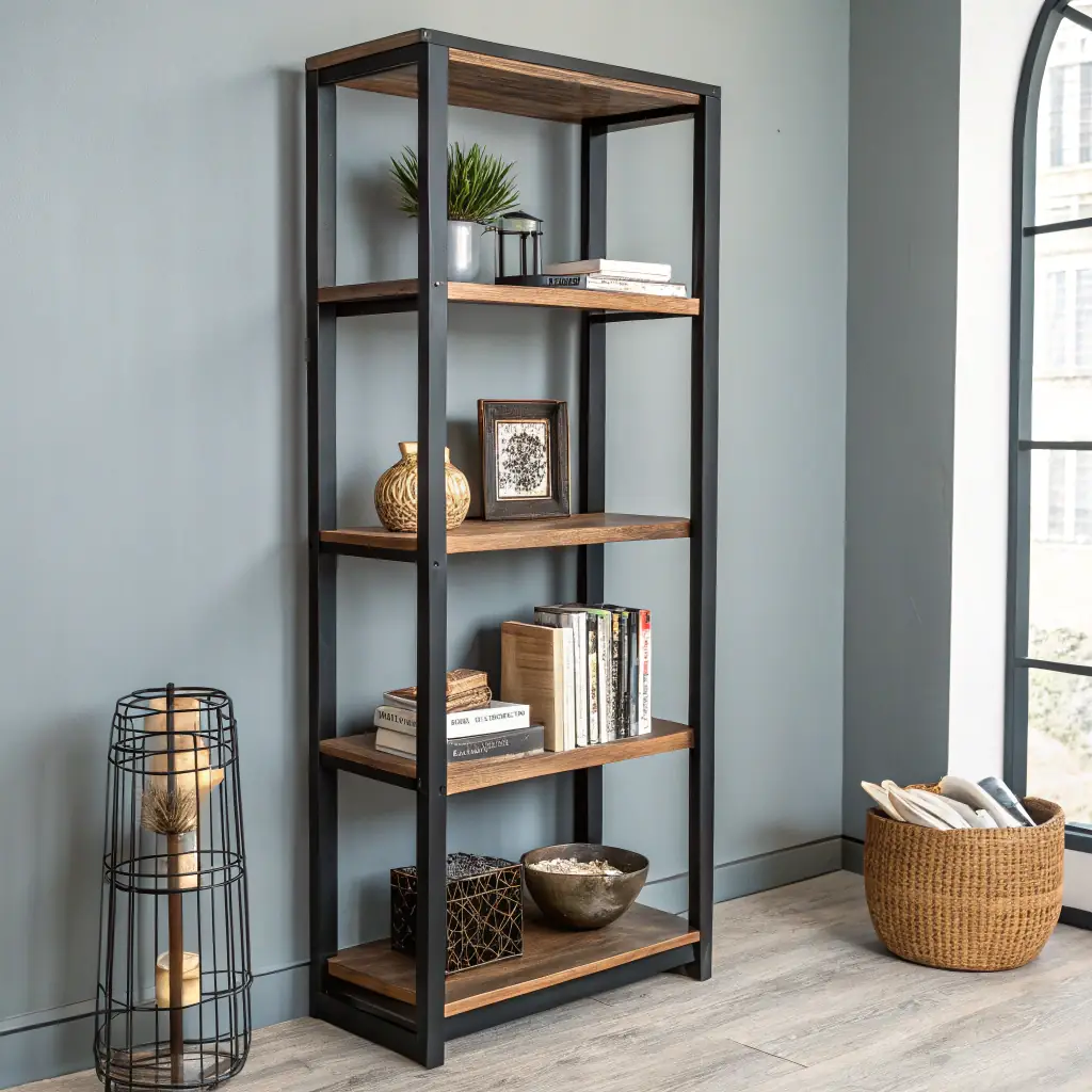 Open Shelf Bookcase